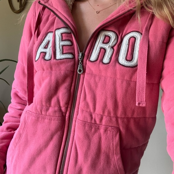 Aeropostale Pink Quilted Jacket - Picture 10 of 11